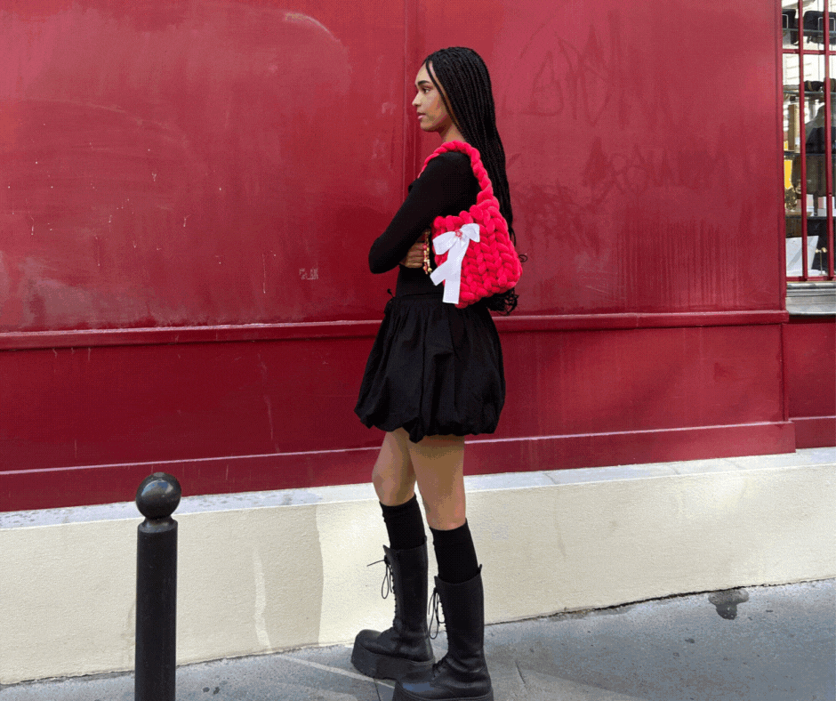Seo-ah | Sac ravioli coréen rouge en velour