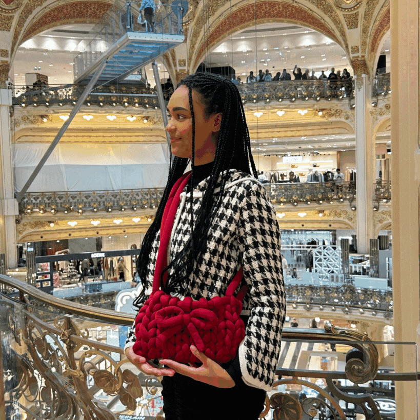 Jia | Sac ravioli coréen rouge en coton